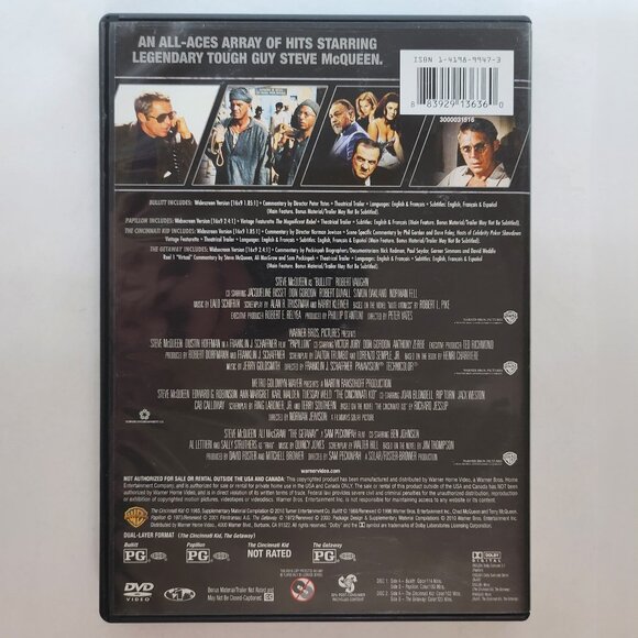 Steve McQueen 4 Movie Set - Picture 4 of 6